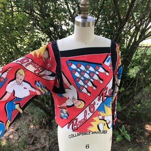 Custom Psychic Outlaw Bandana bowling shirt